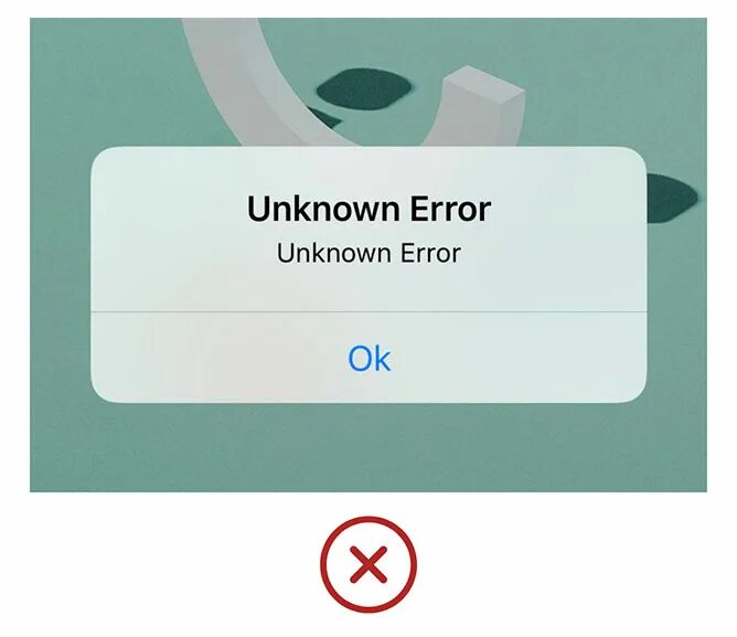 Unknown Error.