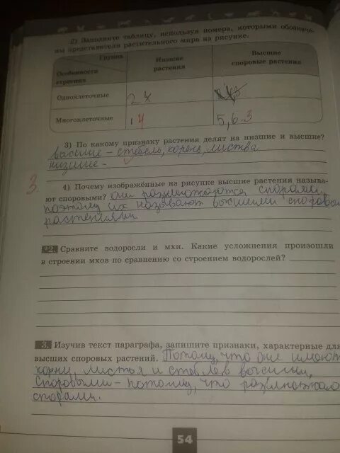 Биология 5 класс параграф 14 рабочая тетрадь. Сравните водоросли и мхи. Водоросли 5 класс биология рабочая тетрадь. Биология линия жизни рабочая тетрадь. Рабочая тетрадь по биологии 5 класс Пасечник линия жизни.