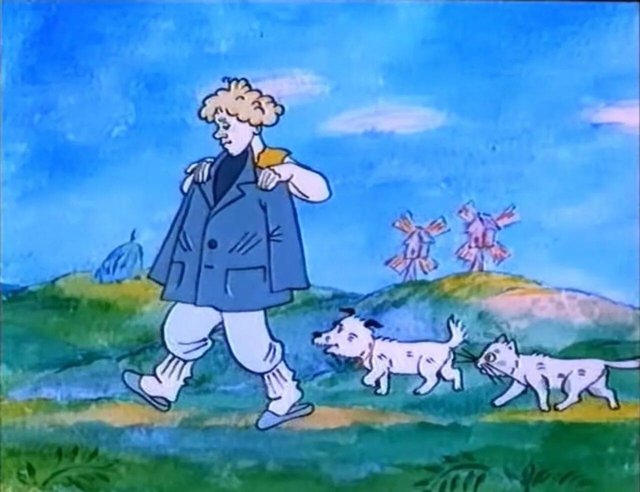 Кошка маха и собака. Волшебное кольцо 1979. волшебное кольцо маха и жужа.