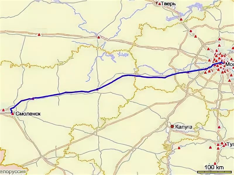 Москва Смоленск маршрут. Москва Смоленск на карте. Москва Смоленск км. Дорога от Смоленска до Москвы.