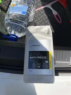 Рено флюенс антифриз сколько