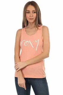Светло желтые женские футболки и майки roxy