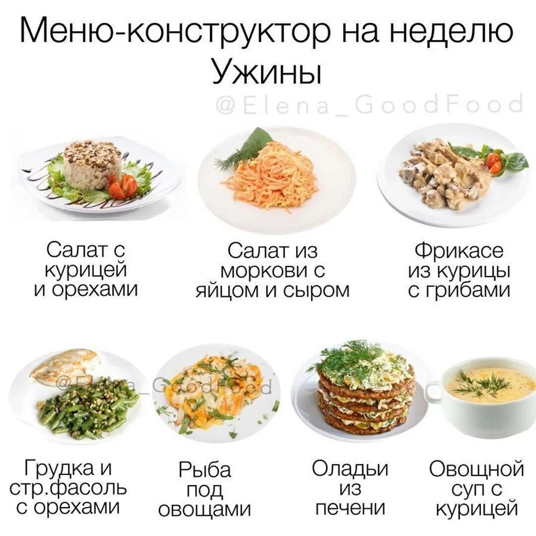 Что можно на ужин при похудении список
