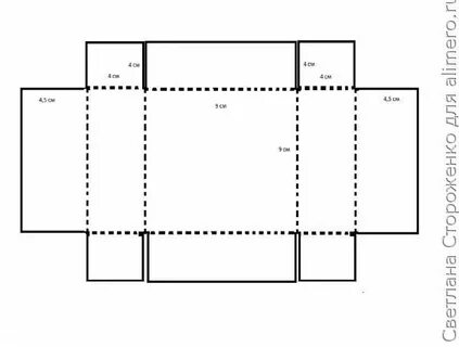 Развертка коробки с крышкой 3 класс конспект