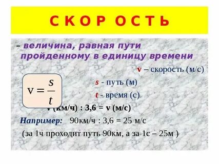 T это время или скорость