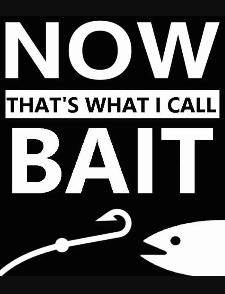 That is what i do. Thats bait. that&#039;s bait. bait meme. this is bait meme.