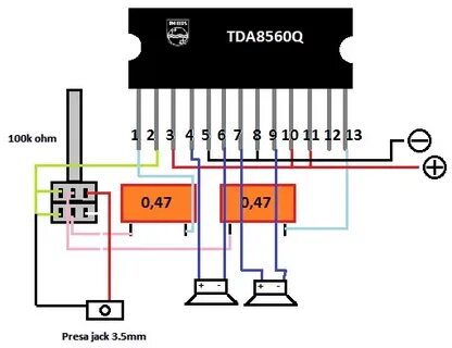 Tda8561q схема усилителя