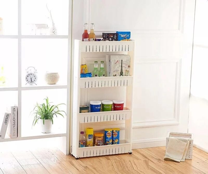 Стеллаж четырехуровневый Halos Storage Rack. Стеллаж Kitchen Storage Rack. Органайзер выдвижной напольный Kitchen Organizer. Узкий стеллаж на кухню.