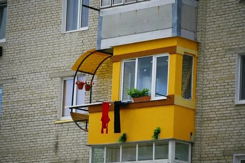 Балкон с улицы
