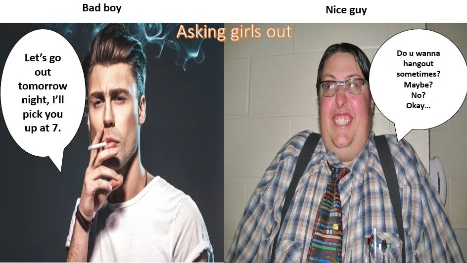 Bad like. Why do girls like Bad boys. Nice guy trope. I like girls i like guys тик ток. Why do girls like Bad boys meme.