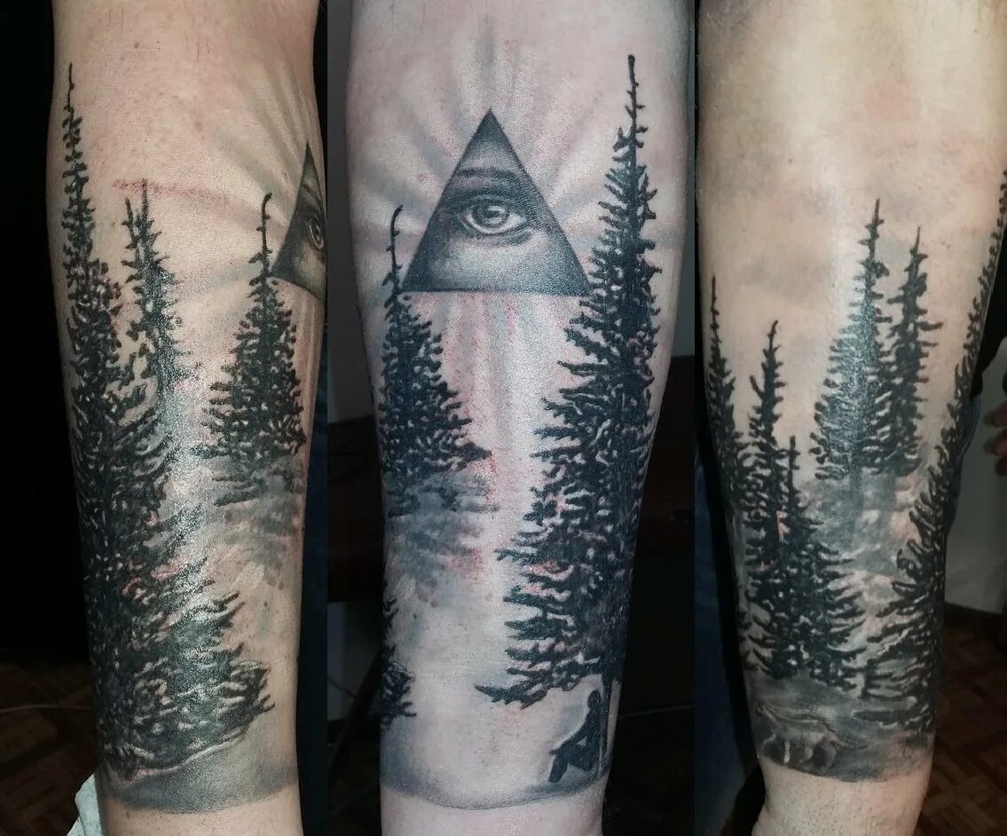 черный лес тату. тату рукав для мужчин черно белые лес. тату лес и птицы. тату в стиле леса. рукав лес с птицами.