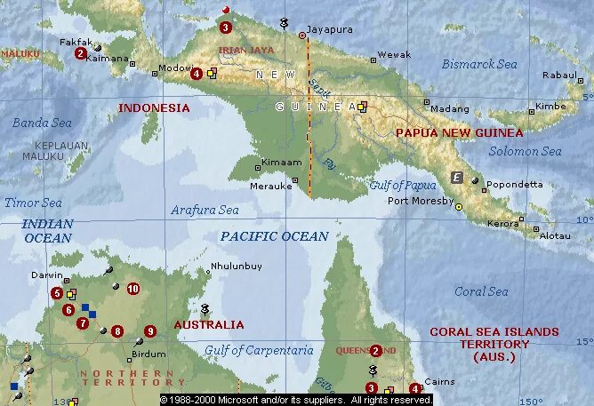 Остров новая гвинея на карте океанов. Остров Папуа новая Гвинея на карте. Остров новая Гвинея физическая карта. Остров новая Гвинея на карте.