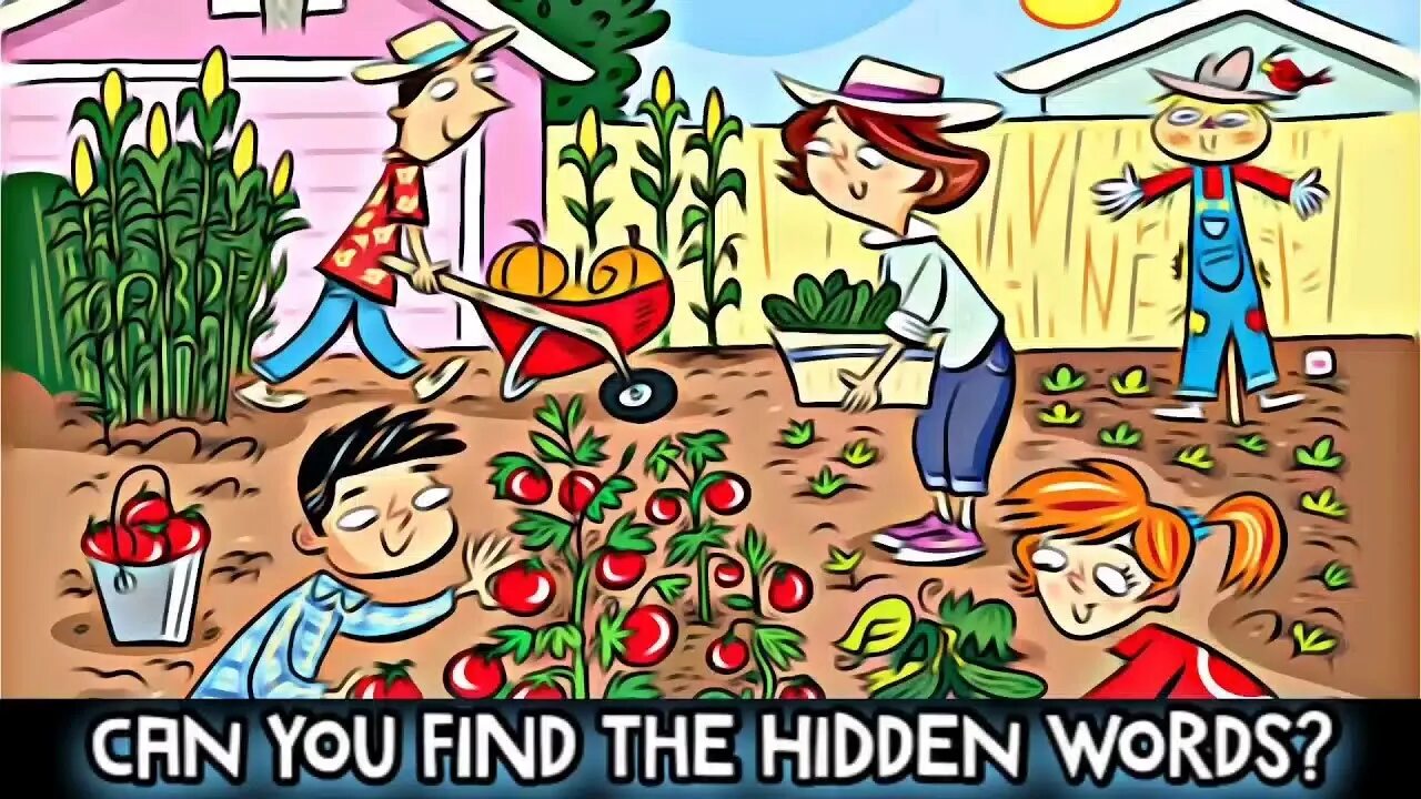 Огород для детей. Сюжетная картина огород. Огород рисунок для детей. Огород мультяшный.