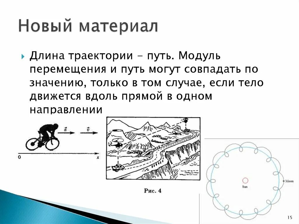 Перемещение тела Траектория путь. Путь и модуль перемещения. Путь это длина траектории. Перемещение и путь могут совпадать. Чему равна протяженность пути