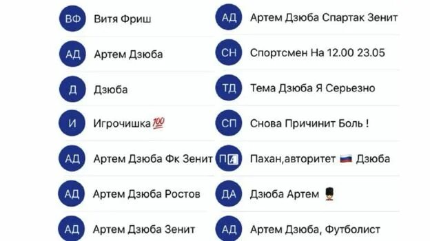Приложение узнать кто как записан