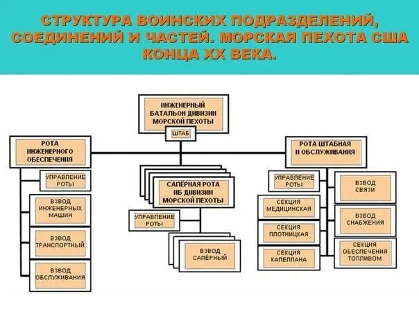 Военная организация структура. Организационная структура воинской части РФ. Организационно штатная структура взвода морской пехоты России. Структура предприятия воинской части. Организационно штатная структура батальона морской пехоты России.