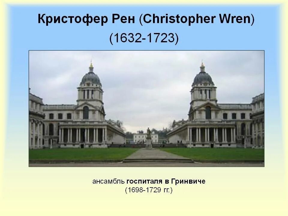 Christopher wren architect