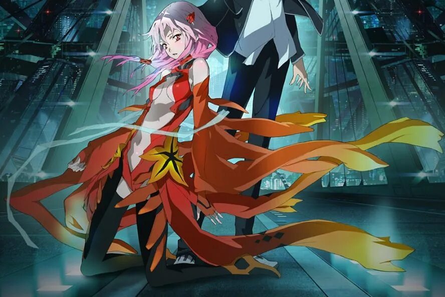 Корона грешника 2. Инори юдзуриха. Корона грешника аниме 2 сезон. Корона грешника / guilty crown. Юдзуриха инори темнота.