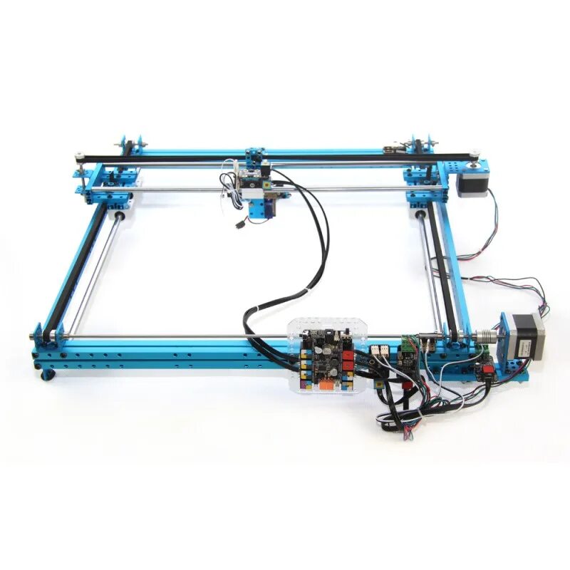 Набор XY плоттера XY plotter Robot Kit v2.0. Лазерный гравер Makeblock. XY plotter Robot Kit сборка. Станок лазерной резки Makeblock.