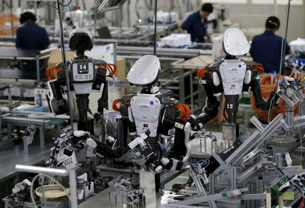 Робототехника в промышленности. Промышленные роботы. Фабрика роботов. Роботизация промышленности. Япония робототехника