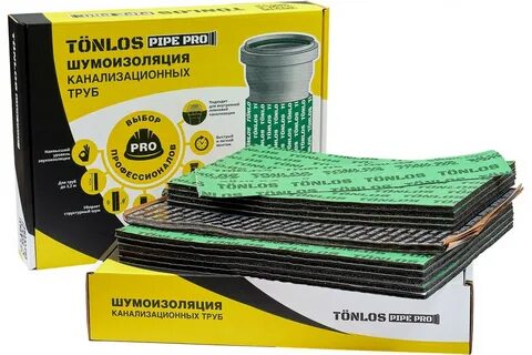 Шумоизоляция для канализационных труб tonlos