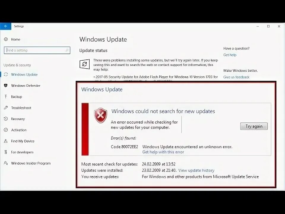Windows update 80072efe. Windows update 80072efe