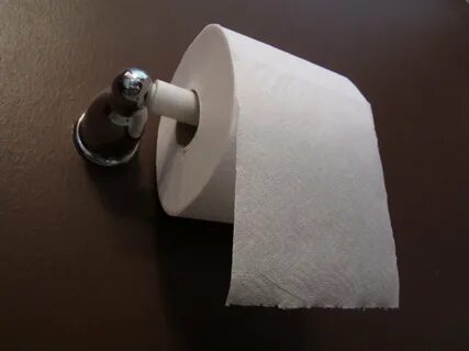 Туалетная бумага после