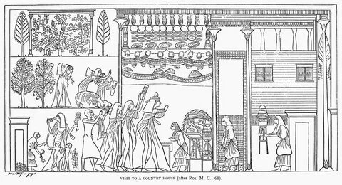 Рисунок дом вельможи древнего египта 5 класс