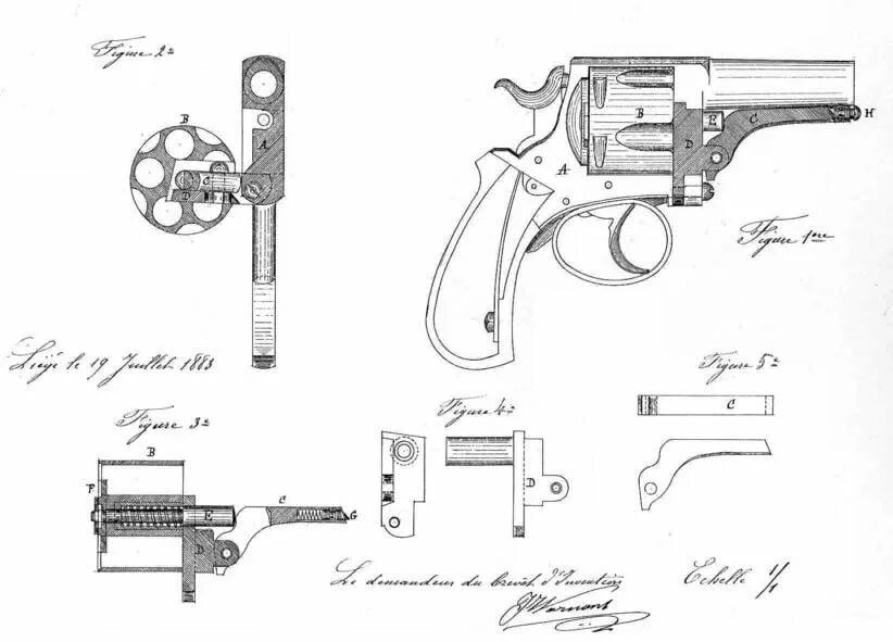 Работа револьвера. Револьвер Наган 1895 чертежи. Схема револьвера Наган. Револьвер Наган 1895 чертежи Размеры. Наган 1895 чертежи.