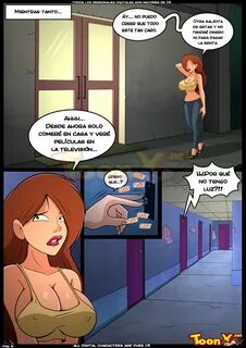 Deja el encargo en la mesita de abajo y sube las escaleras para buscar a su...