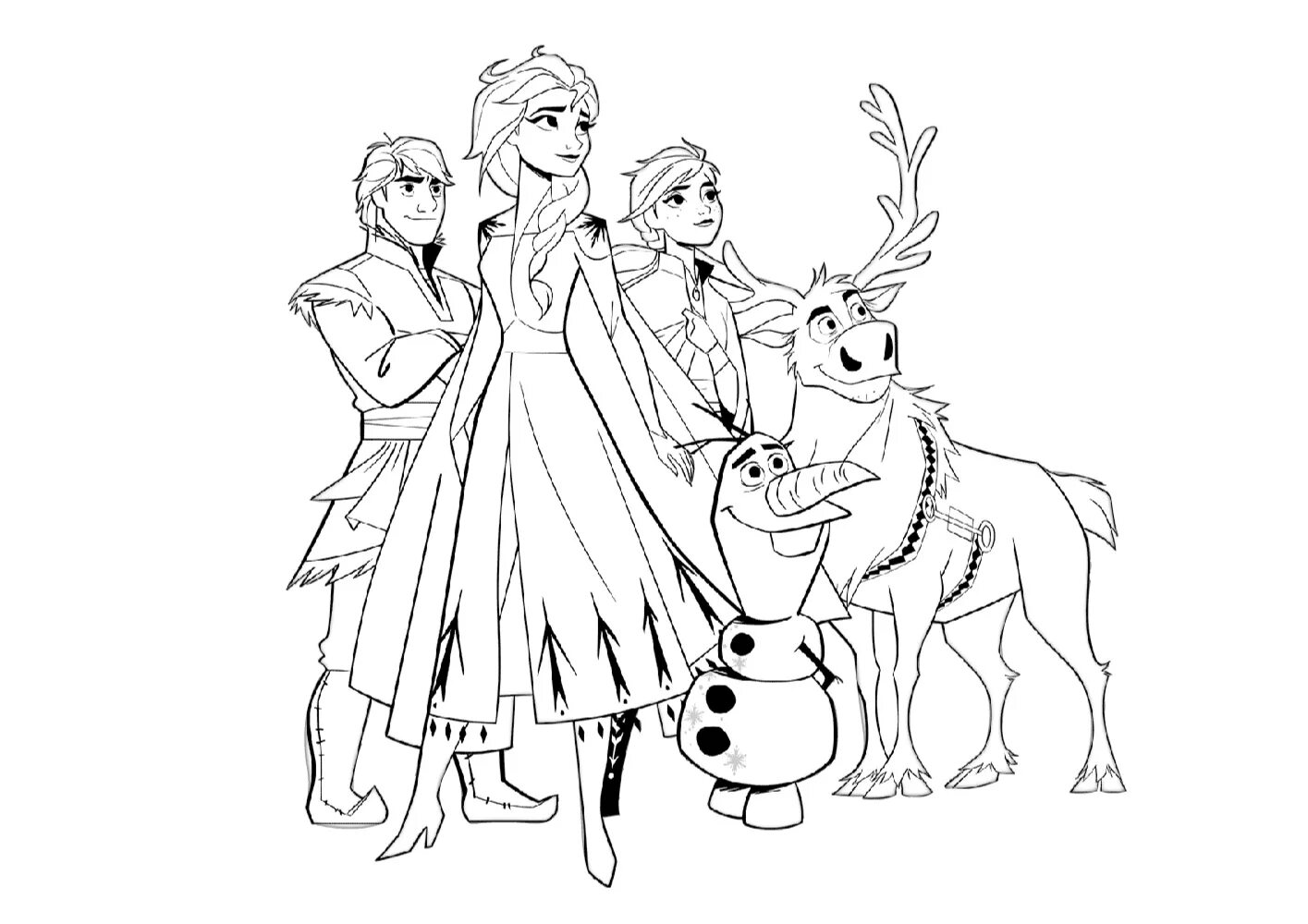 Frozen coloring