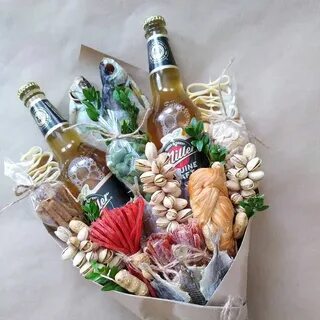 Букет с пивом на 23