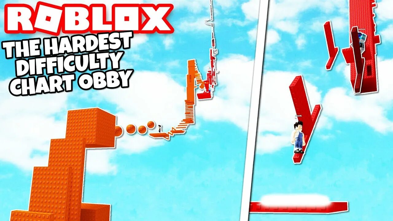 Роблокс без прыжков. Difficulty Chart OBBY Roblox. Impossible игра в РОБЛОКС. Картина difficulty OBBY Roblox. Прыжок РОБЛОКС.