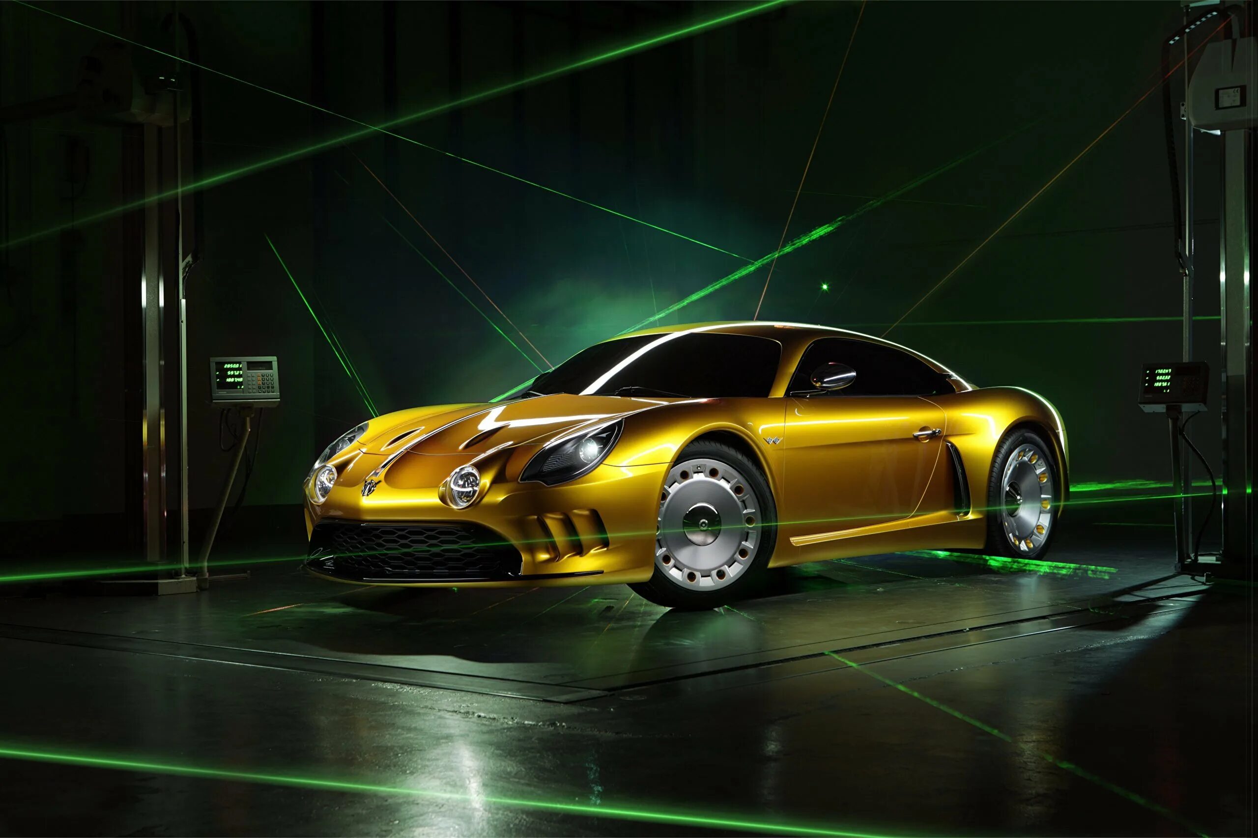 Gold car