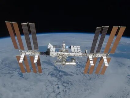 Космическая станция сейчас в космосе