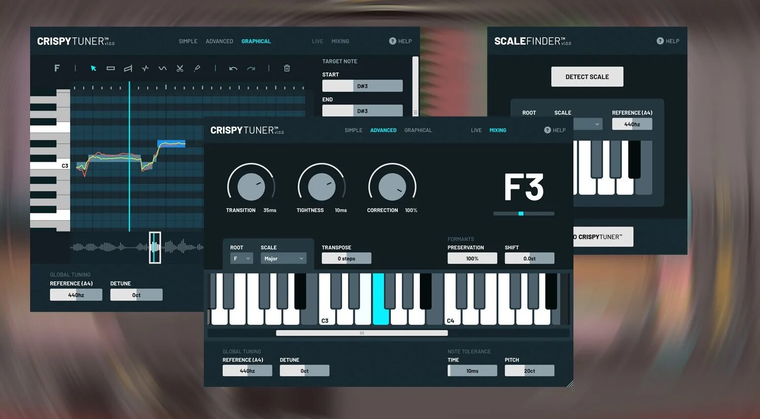 Reference vst. Crispytuner. автотюн. референс vst. ручной автотюн.