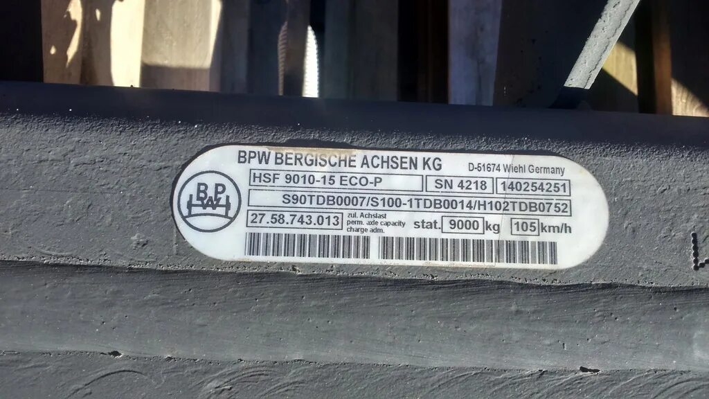 Табличка оси bpw 24. 27 58 отзывы. 9 тонн. Оси бпв 9 тонн. Плитка craft blu 25x38.