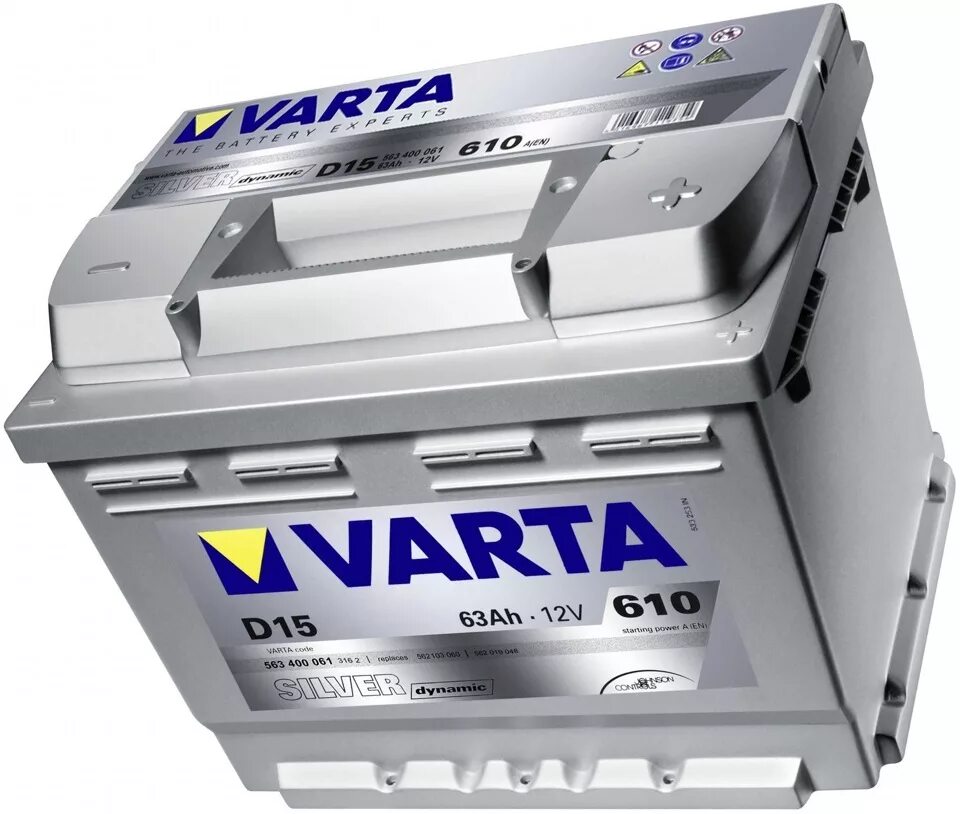 Аккумулятор фото. Varta d15 Silver Dynamic 63 Aч/610а. Аккумулятор варта Азия 100ач. АКБ варта 65ач Азия. Аккумулятор автомобильный Varta стандарт l2-2 60r 520 а обр пол 60 Ач 560300052.