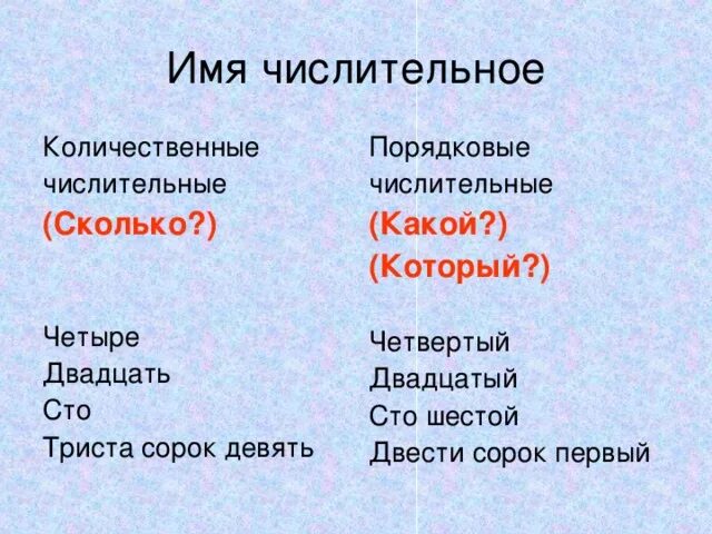 5 порядковых слов. Имя числительное количественные и порядковые. Количественные и порядковые в русском языке. Порядковые числительные и количественные числительные в русском. Количесвитльные и порядковые числительные.