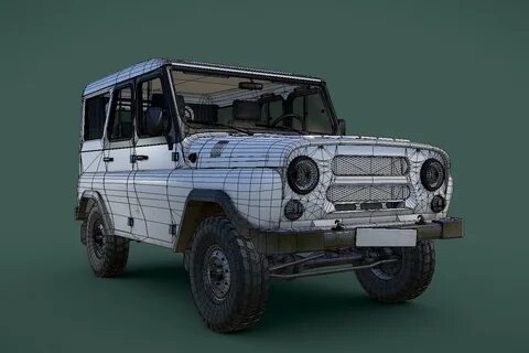 Russian car uaz