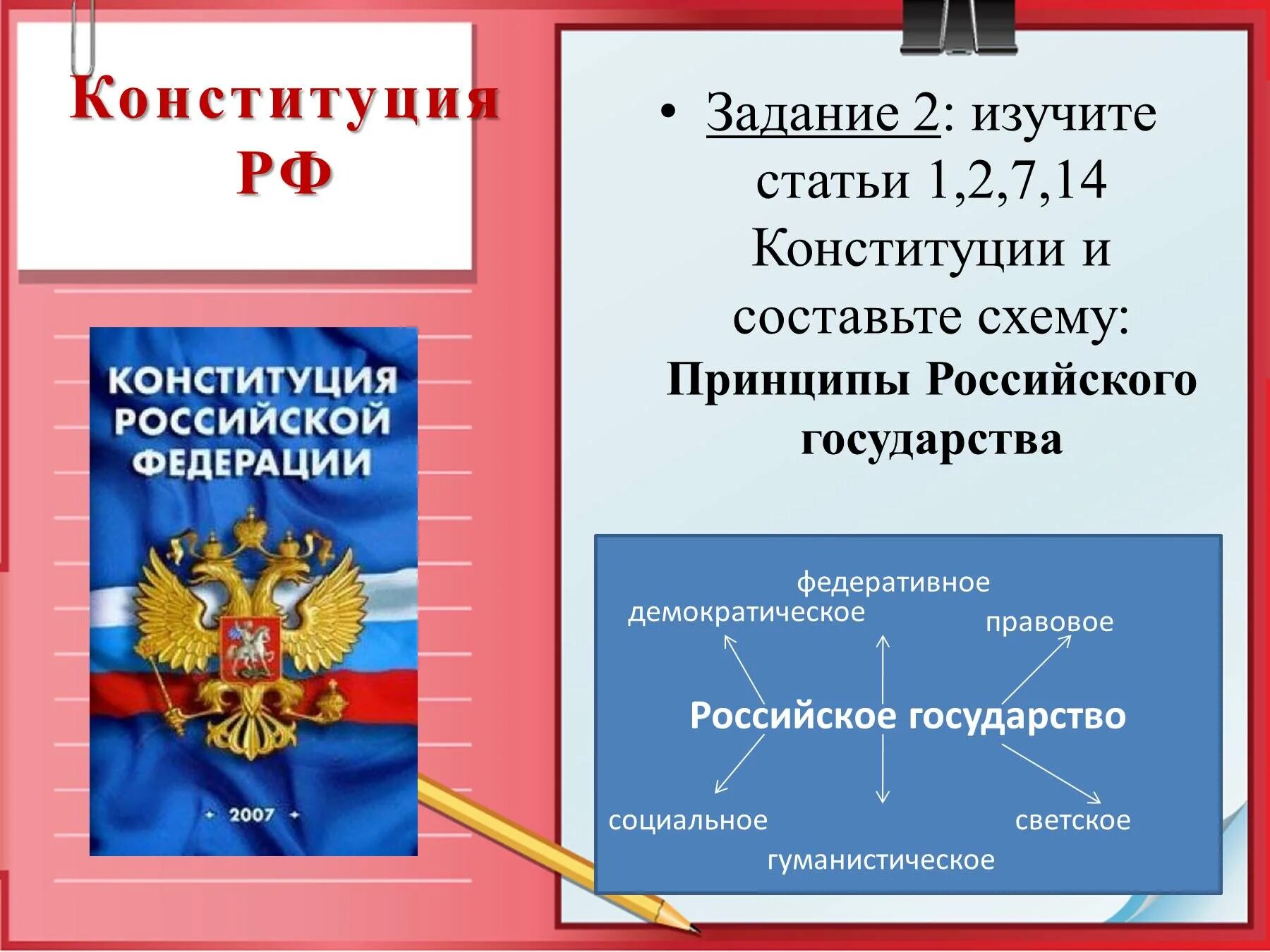 Ст 2 конституции рф государство. Принципы российского государства. Схема принципы российского государства. Федеративное государство статья Конституции. Конституция российского государства.