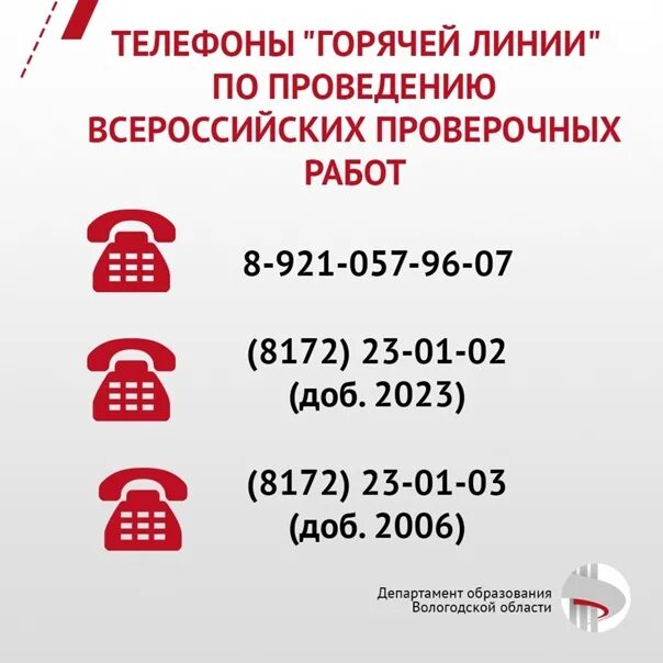 Телефон горячей линии вологодская область. Горячая линия ВПР. Горячая линия по ВПР. Горячая линия Министерства образования. Горячая линия для педагогов.