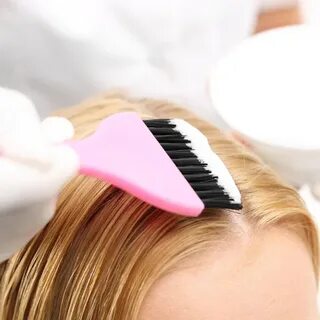 окрашивание корней волос цена