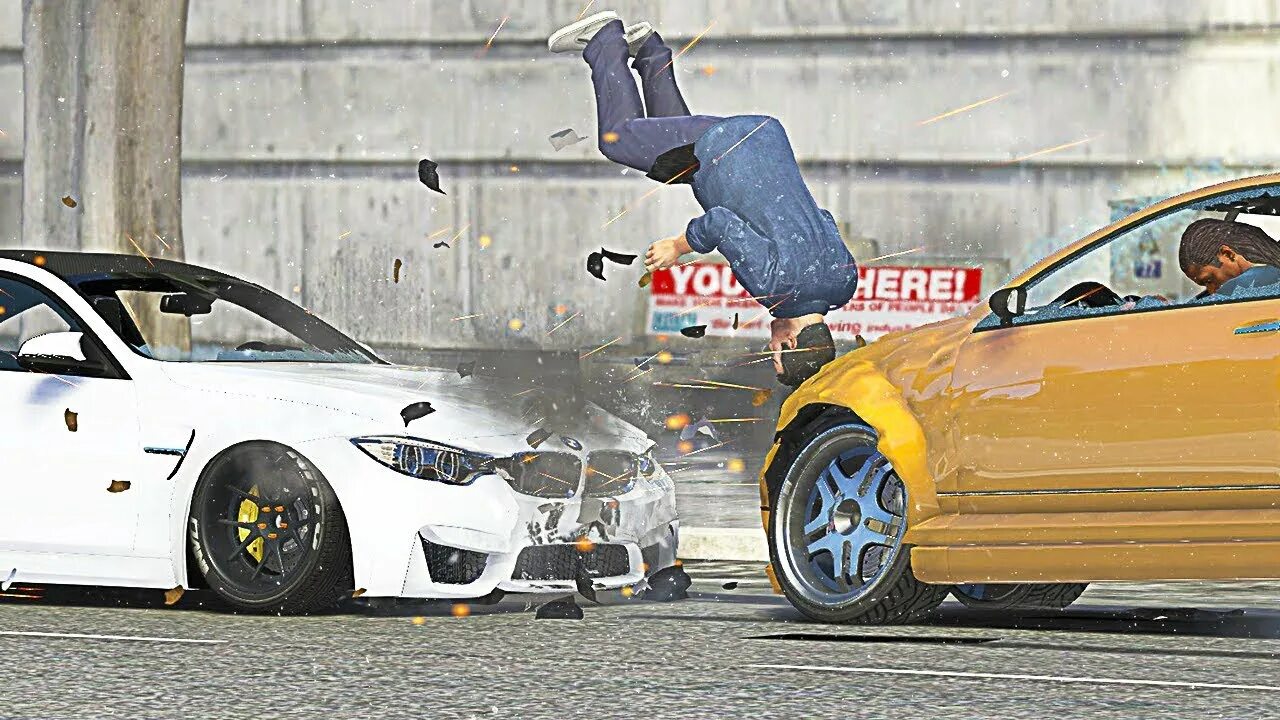 Real damage. Реалистичные аварии в гта 5. гта 5 краш тест. crash test cars real life.