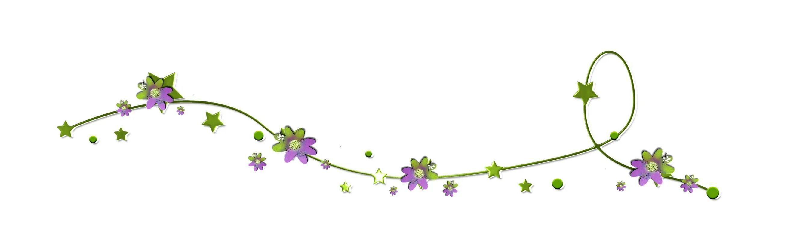 Цветы без фона. Полоса из цветов. Линия из цветочков. Украшение слайда. Цветочки из полосок.