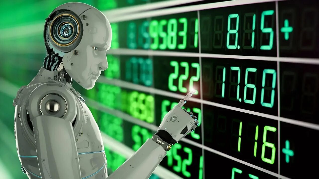 Торговый робот для биржи. Искусственный интеллект. робот. торговый робот. искусственный интеллект в финансовой сфере.