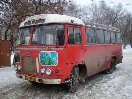 Красный автобус самара