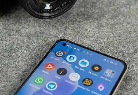 Смартфон без камеры на экране