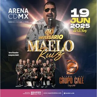 MAELO RUIZ CELEBRA 4 DÉCADAS DE TRAYECTORIA JUNTO A DIEGO Y SU GRUPO GALÉ. 