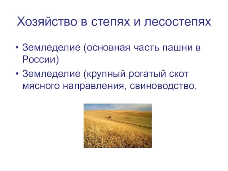 Хоз деятельность человека в лесостепях и степях России. Хозяйство в лесостепи и степи в России. Сельское хозяйство в степи. Хозяйство зоны степей.